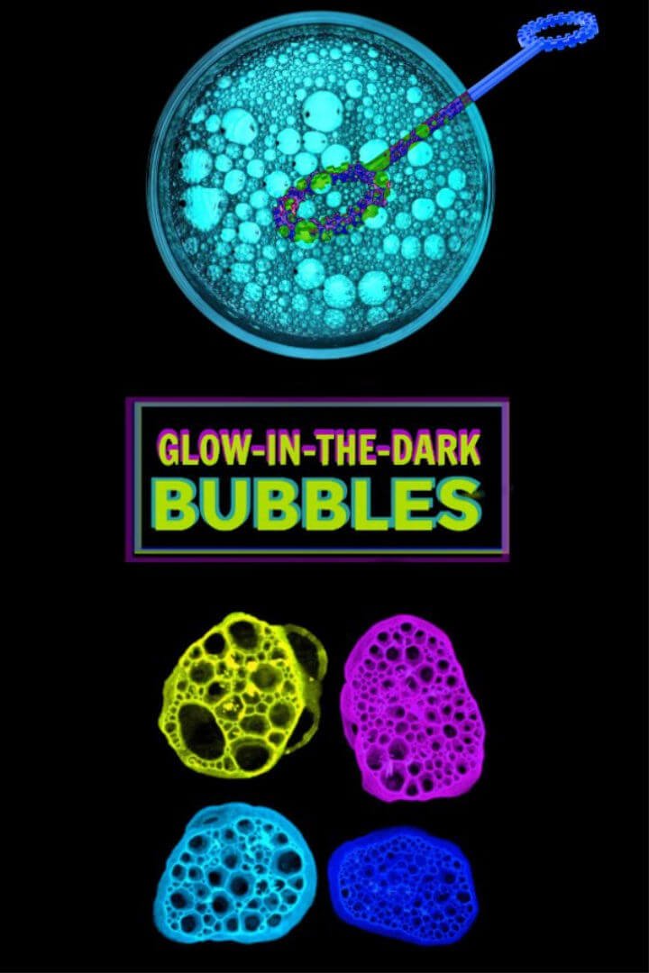Burbujas brillantes para niños