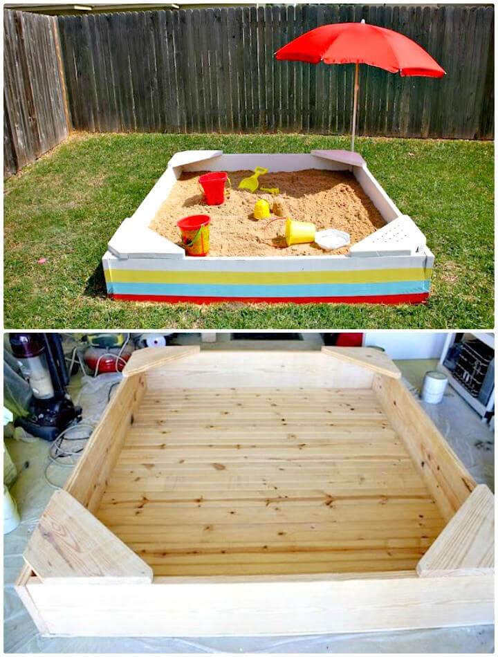 Tutorial paso a paso de cómo hacer bricolaje en una caja de arena - Ideas para el patio trasero