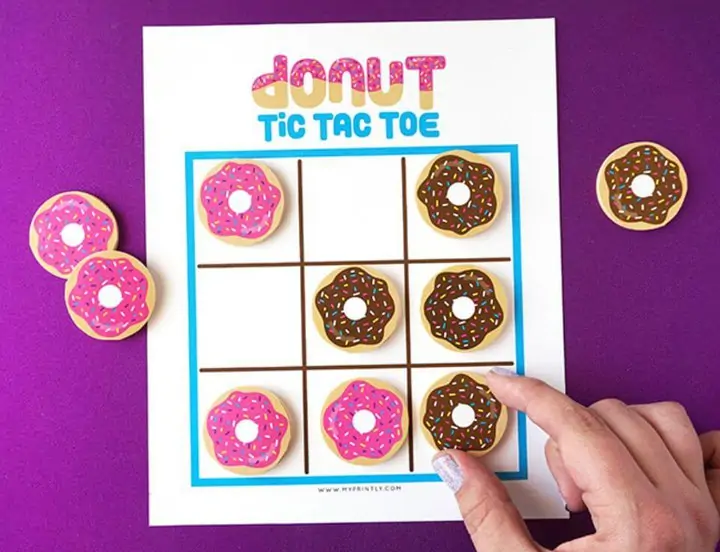Cómo hacer Donuts Tic Tac Toe Game - DIY 