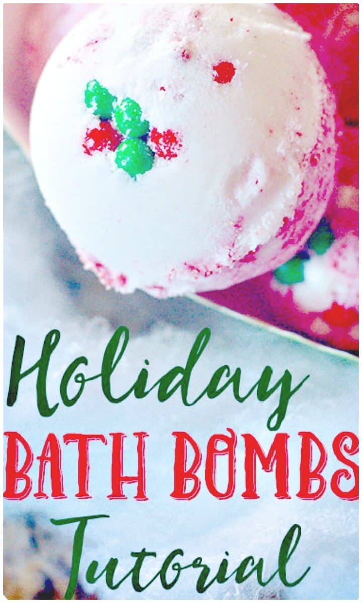 Hermoso Cómo hacer bombas de baño navideñas - Idea de regalo hecha a mano