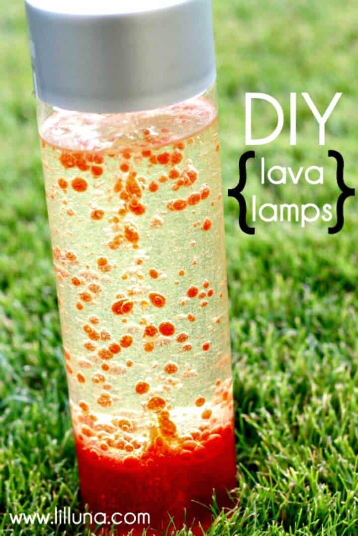 Haz tus propias lámparas de lava - Summer Craft