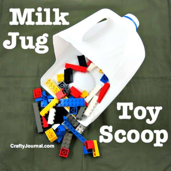 Cómo hacer una cuchara de juguete con jarra de leche - Manualidades de bricolaje 