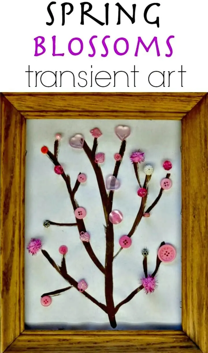 Cómo hacer arte transitorio de Spring Blossom fácil