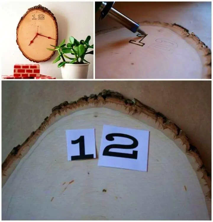 Cómo hacer un reloj de madera
