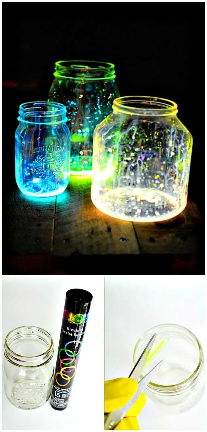 Cómo hacer frascos que brillan en la oscuridad - Bricolaje