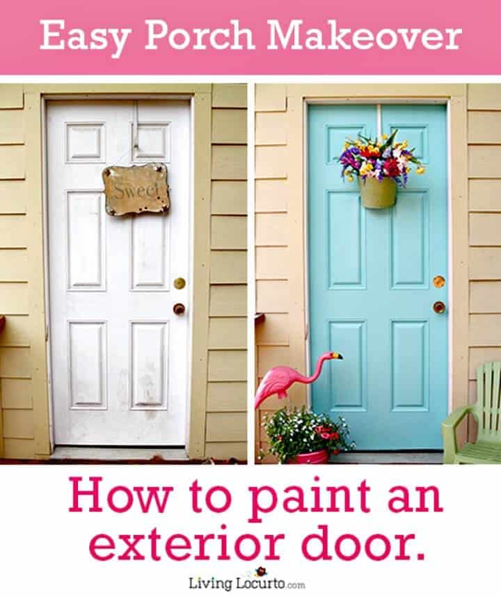 Tutorial de pintura de bricolaje para una puerta exterior