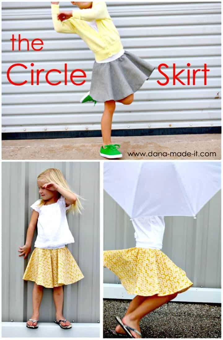 Cómo coser una falda circular rápida - DIY