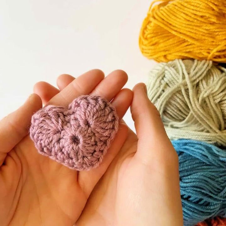 Cómo tejer un corazón a crochet
