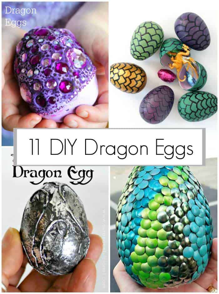 Cómo hacer huevos de dragón, 11 ideas de huevos de dragón, manualidades para niños, proyectos de bricolaje, ideas de manualidades fáciles (1)