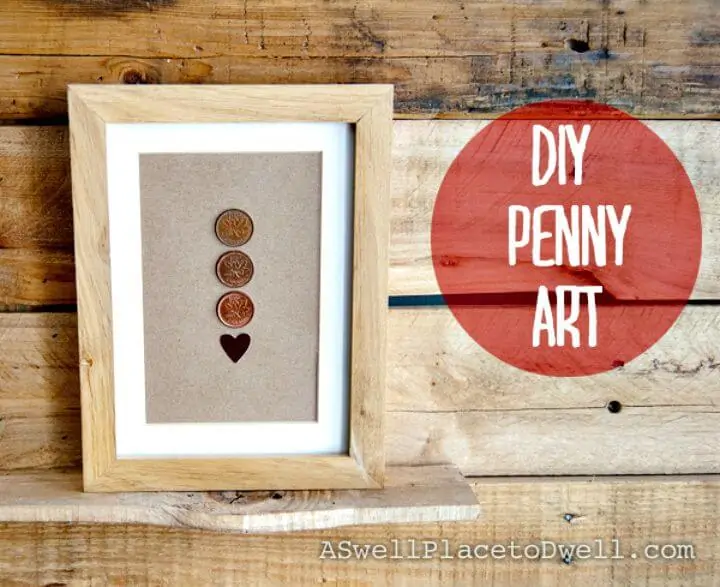 Lindo tutorial de arte de penny DIY