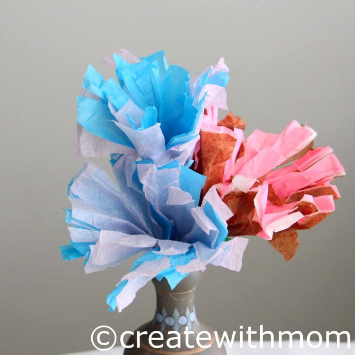 Cómo hacer flores de papel tisú