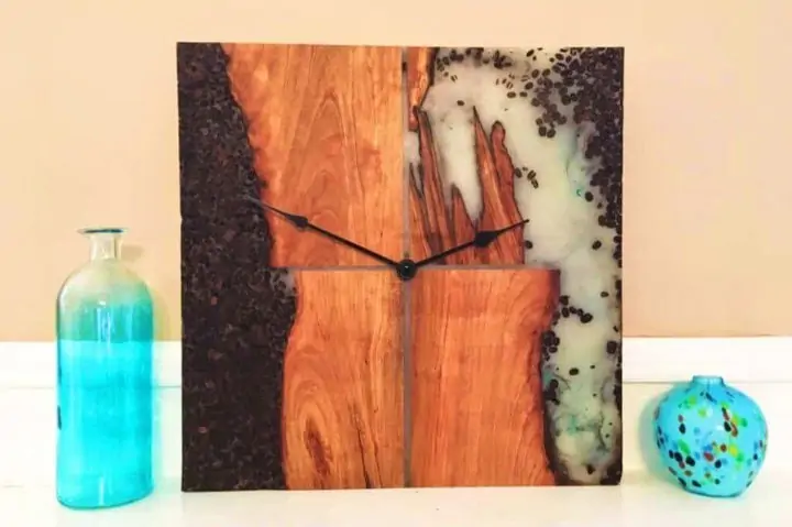 Cómo hacer un reloj Java de cereza de madera