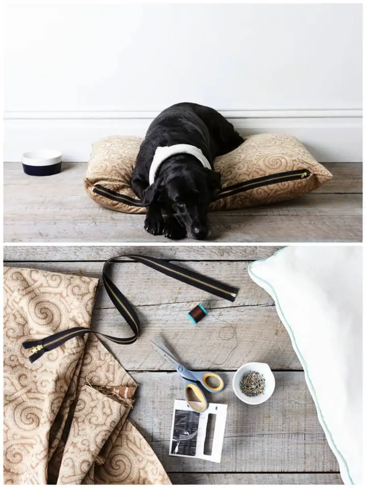 Cómo hacer una cama para perros