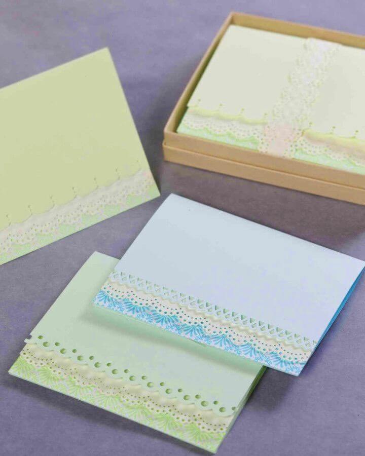 Cómo hacer una hermosa tarjeta perforada en el borde, instrucciones de cómo hacer una tarjeta de cumpleaños de bricolaje