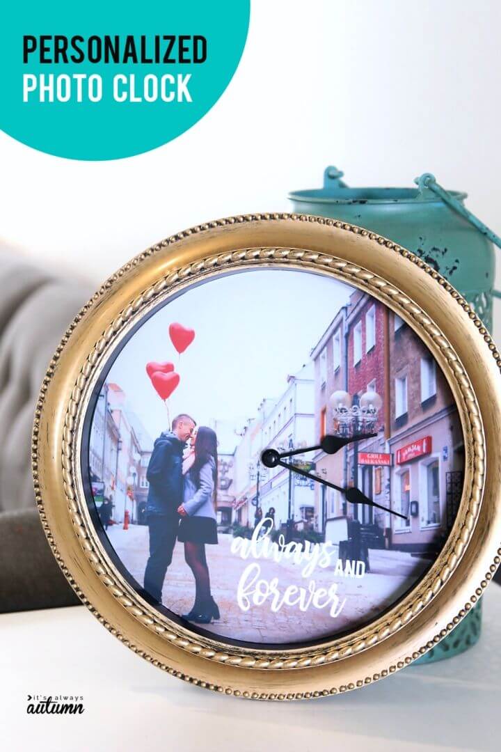 Cómo hacer un reloj con foto personalizado