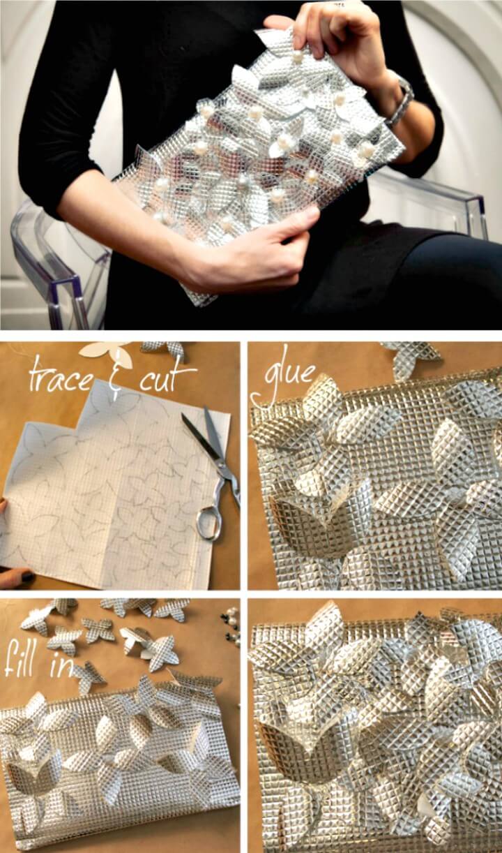 Cómo hacer un embrague de aluminio - Tutorial adorable de bricolaje: