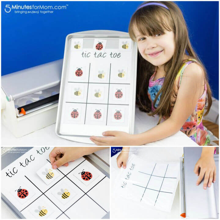 Tablero magnético Tic Tac Toe para niños