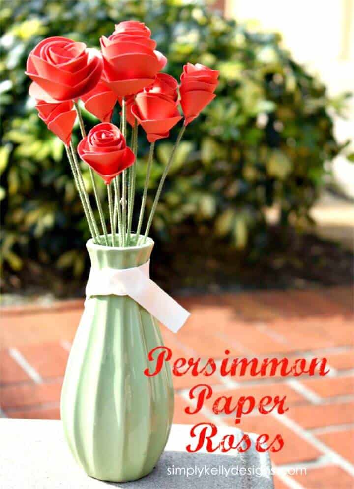 Hacer rosas de papel