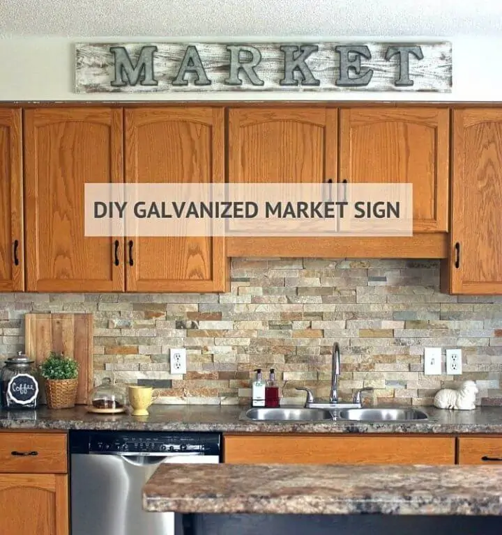 ¡Haga un letrero de mercado galvanizado, mueva sus cocinas y tiendas haciendo placas de identificación galvanizadas y letreros de mercado!