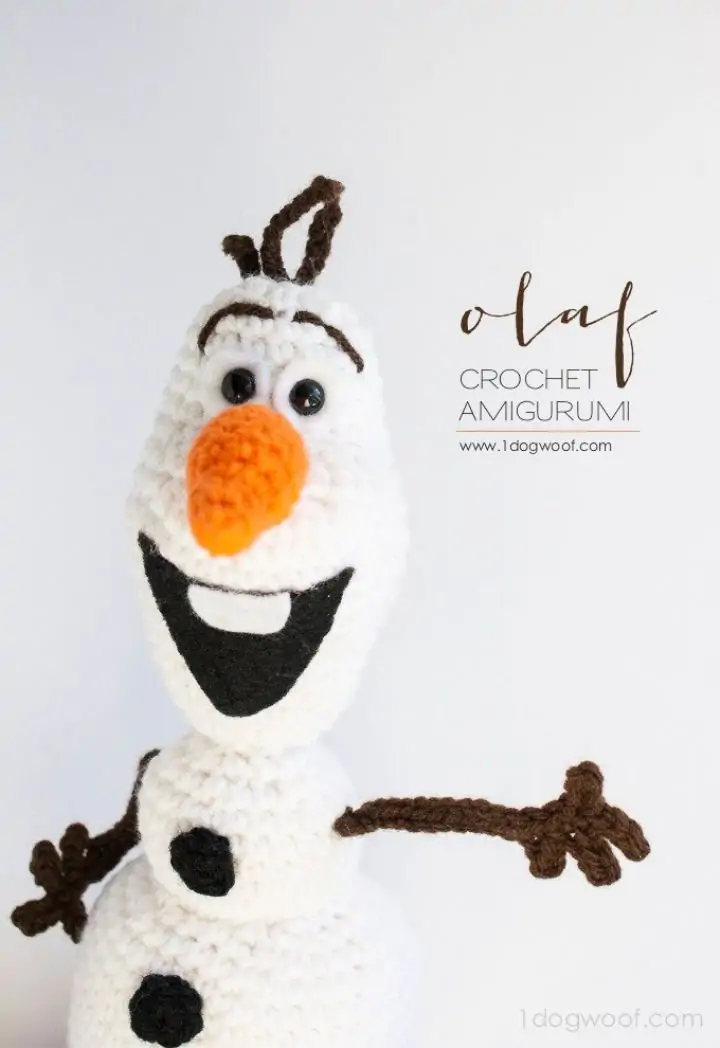 Olaf de Frozen Crochet Amigurumi Pattern