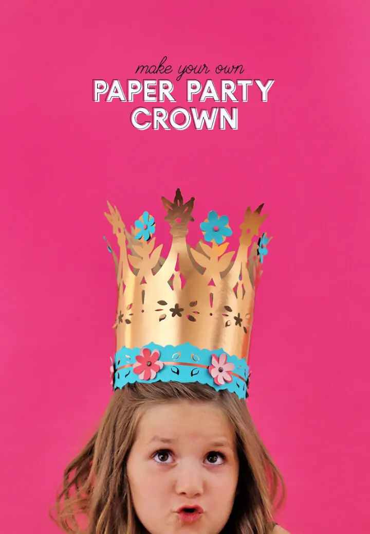 Coronas de papel para celebrar los cumpleaños de los niños