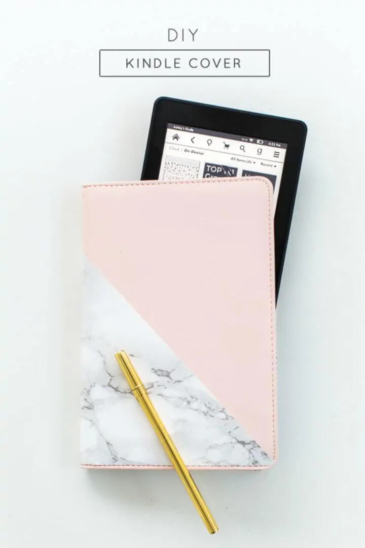 Bonita cubierta de bricolaje para Kindle o tableta