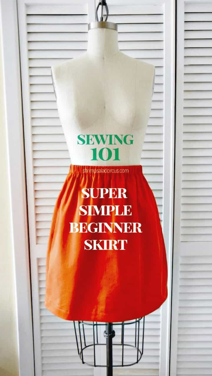 Súper simple cómo coser una falda