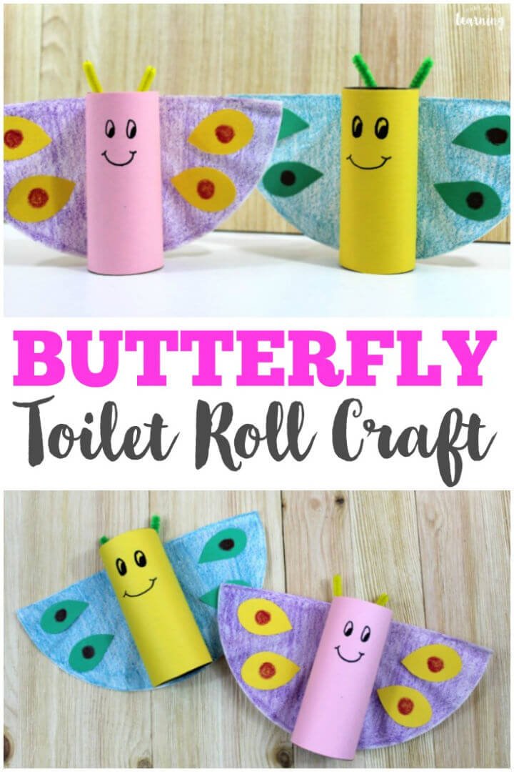 Papel higiénico Butterfly Craft para niños