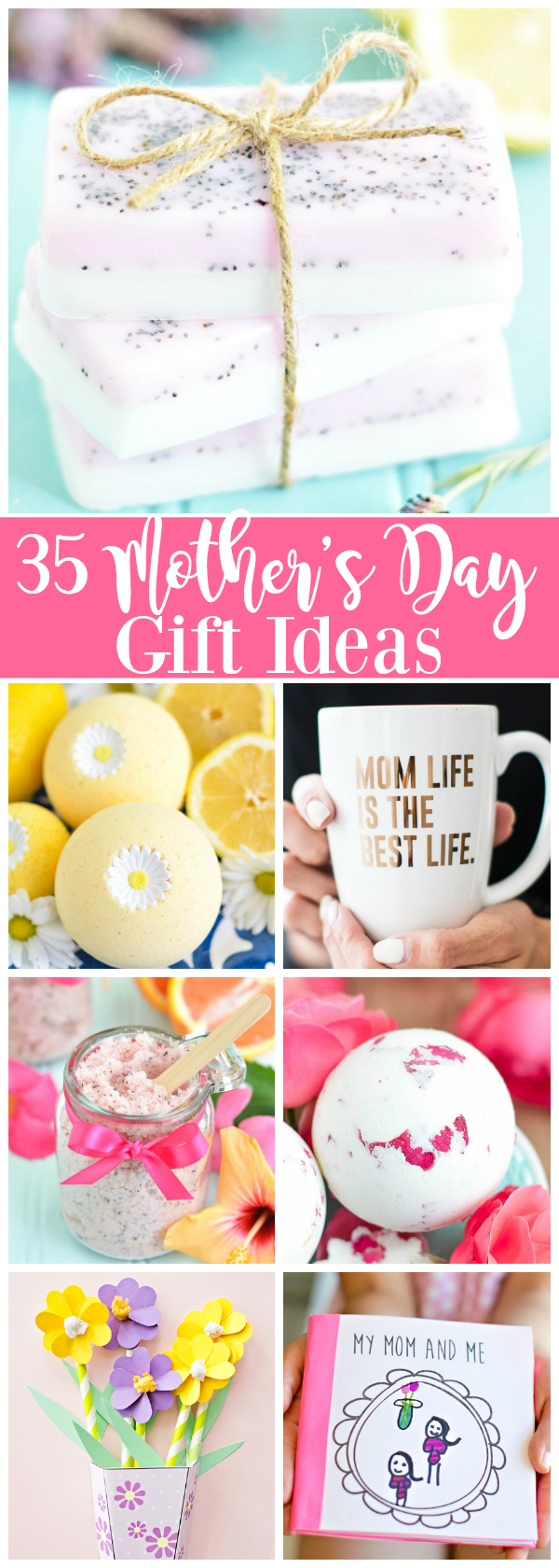 35 ideas creativas de regalos para el día de la madre