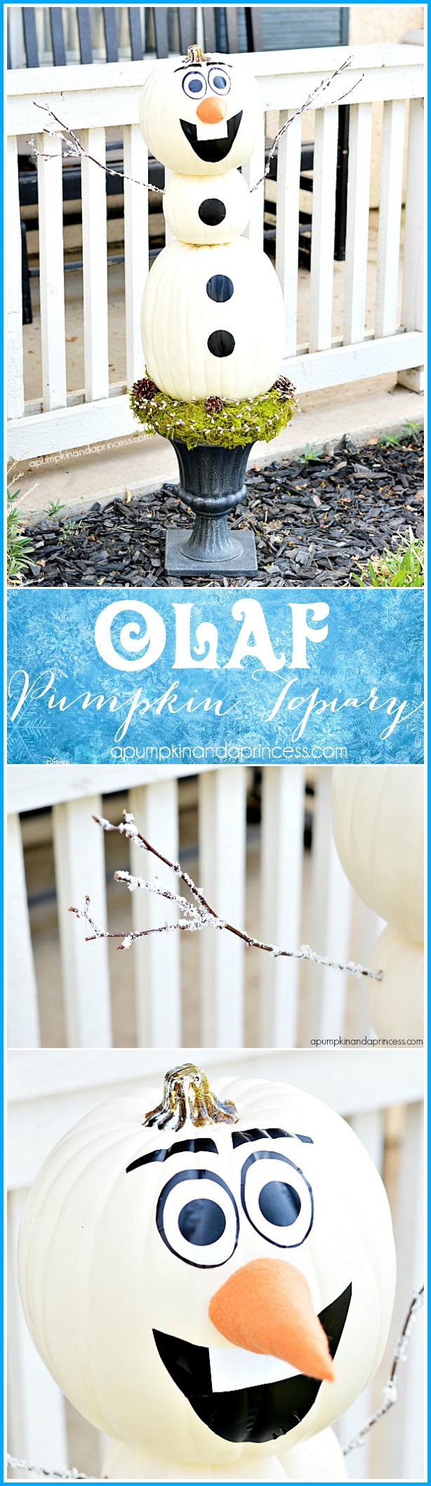 DIY-Olaf-Pumpkin-Topiary