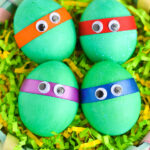 Tortugas Ninja Teñidas Huevos De Pascua
