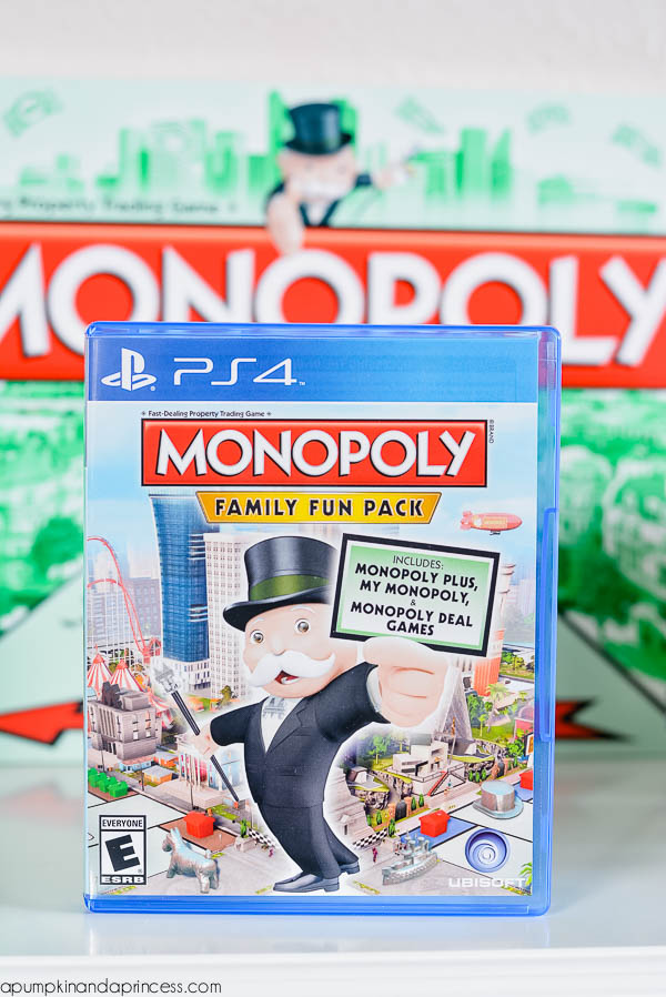 Noche de juegos de monopolio
